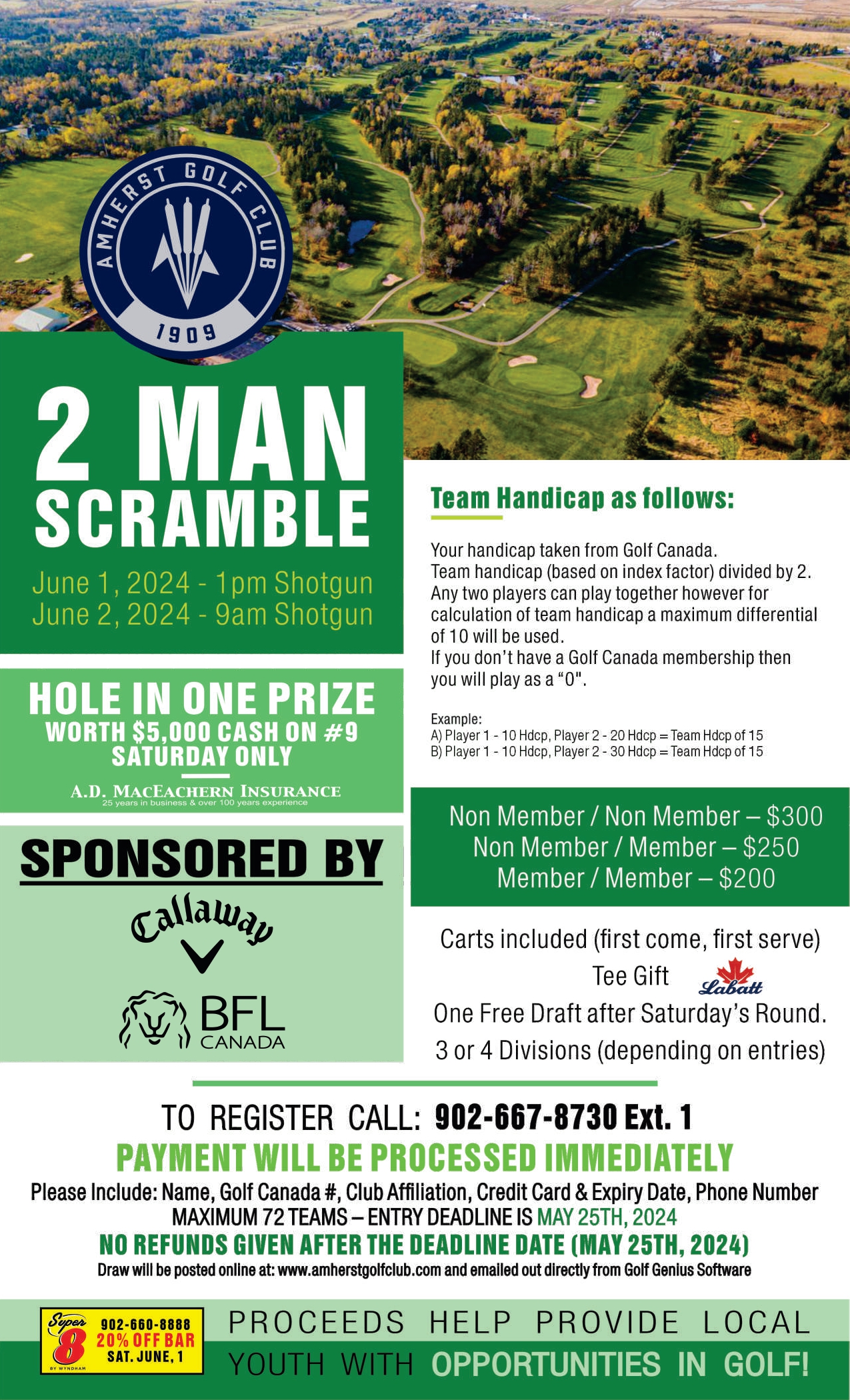 2 Man Scramble | Amherst Golf Club